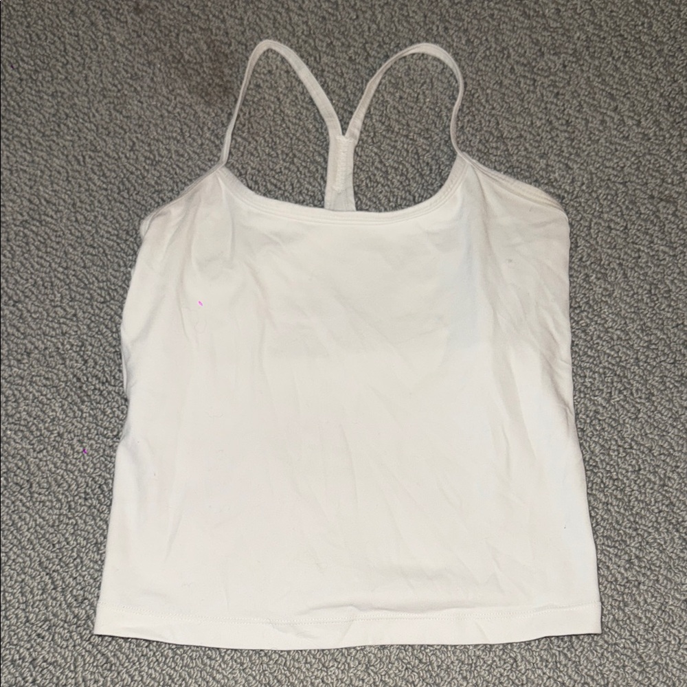 Splits59 White Racerback Cami Top